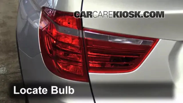 2013 BMW X3 xDrive28i 2.0L 4 Cyl. Turbo Luces Luz trasera (reemplazar foco)